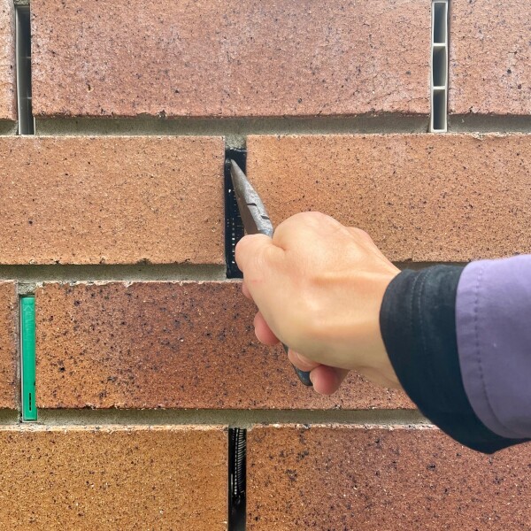 Termite Protector Weep Hole Screen removal