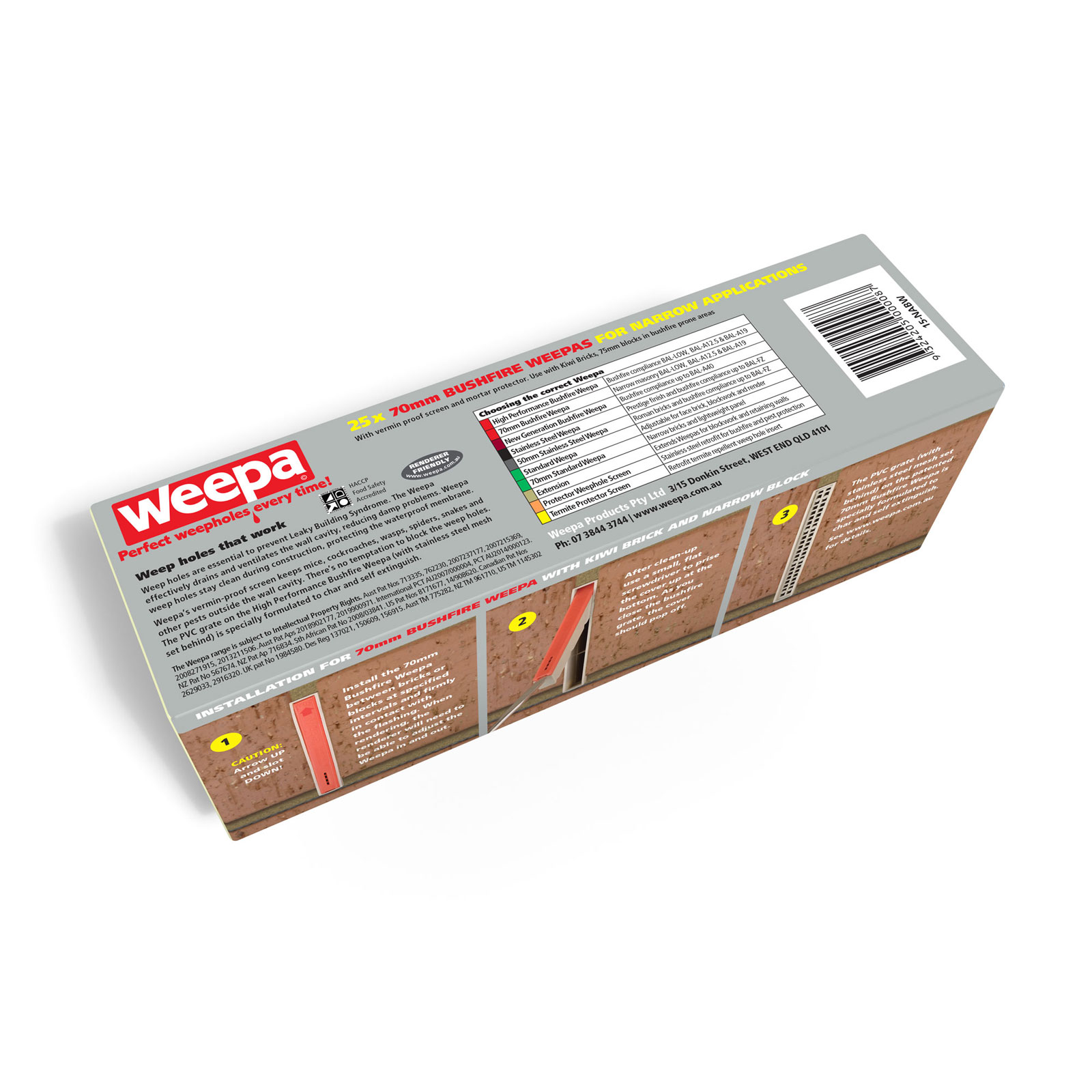 70mm BF WEEPA wrapper 3D