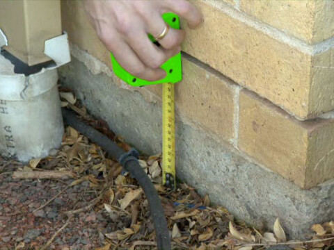 exposed concrete slab