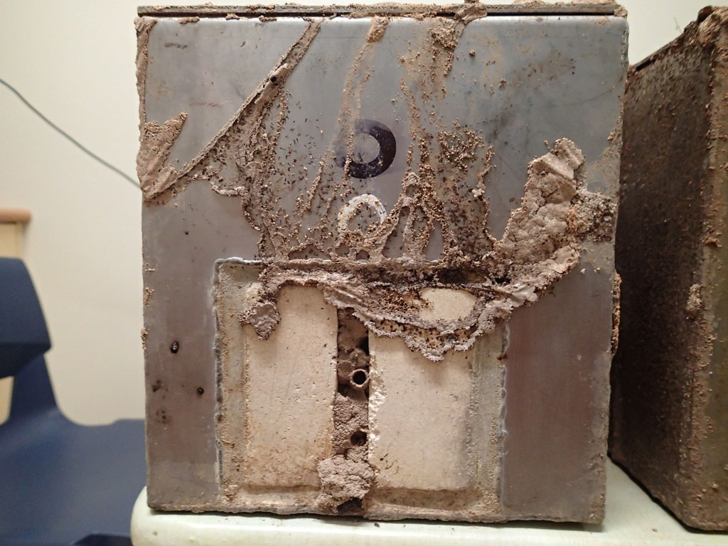 unprotected weep hole
